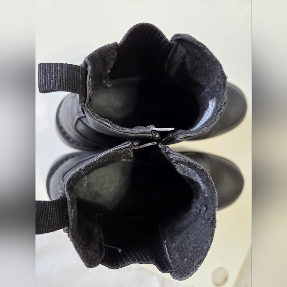 Black Chelsea Boot -Siren-Softmoc US 7/37 Inside Zip Elastic Utility Streetwear - Picture 13 of 13